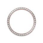 Land-Dweller Oyster 40mm Everosegold & Diamonds Intense White Honeycomb Motif Dial  127385TBR-0003