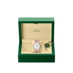 Land-Dweller Oyster 40mm Everosegold & Diamonds Intense White Honeycomb Motif Dial  127385TBR-0003
