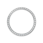 Land-Dweller Oyster 40mm Platinum & Diamonds Ice Blue Honeycomb Motif Dial M127386TBR-0001