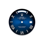 Day-date Oyster Perpetual 40mm White Gold Blue Ombré Dial, Diamond-set bezel M228349RBR-0045