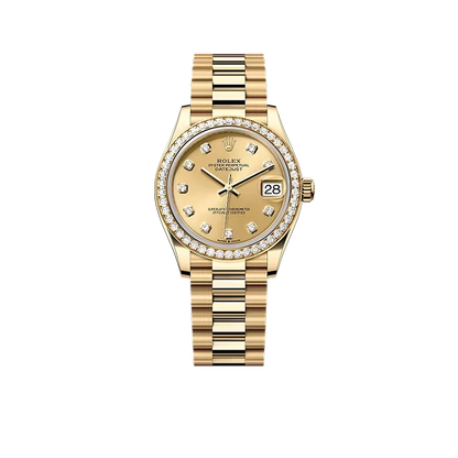 Datejust Oyster 31 mm Yellow Gold and Diamonds 278288RBR-0005