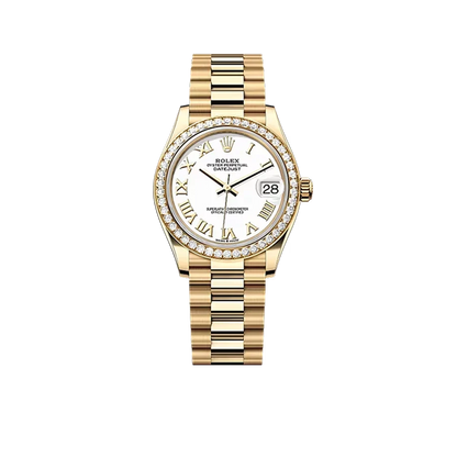 Datejust 31mm White Dial, 18kt Yellow Gold 278288
