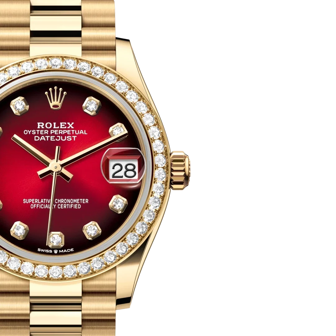 Datejust Oyster 31 mm Yellow Gold and Diamonds 278288RBR