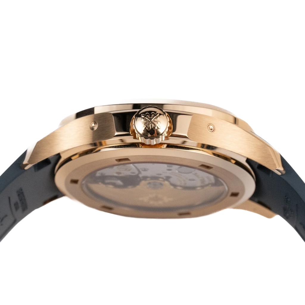 Aquanaut Luce 40mm 5261R-001 Annual Calendar Moon Phases Rose Gold Blue-Gray Dial
