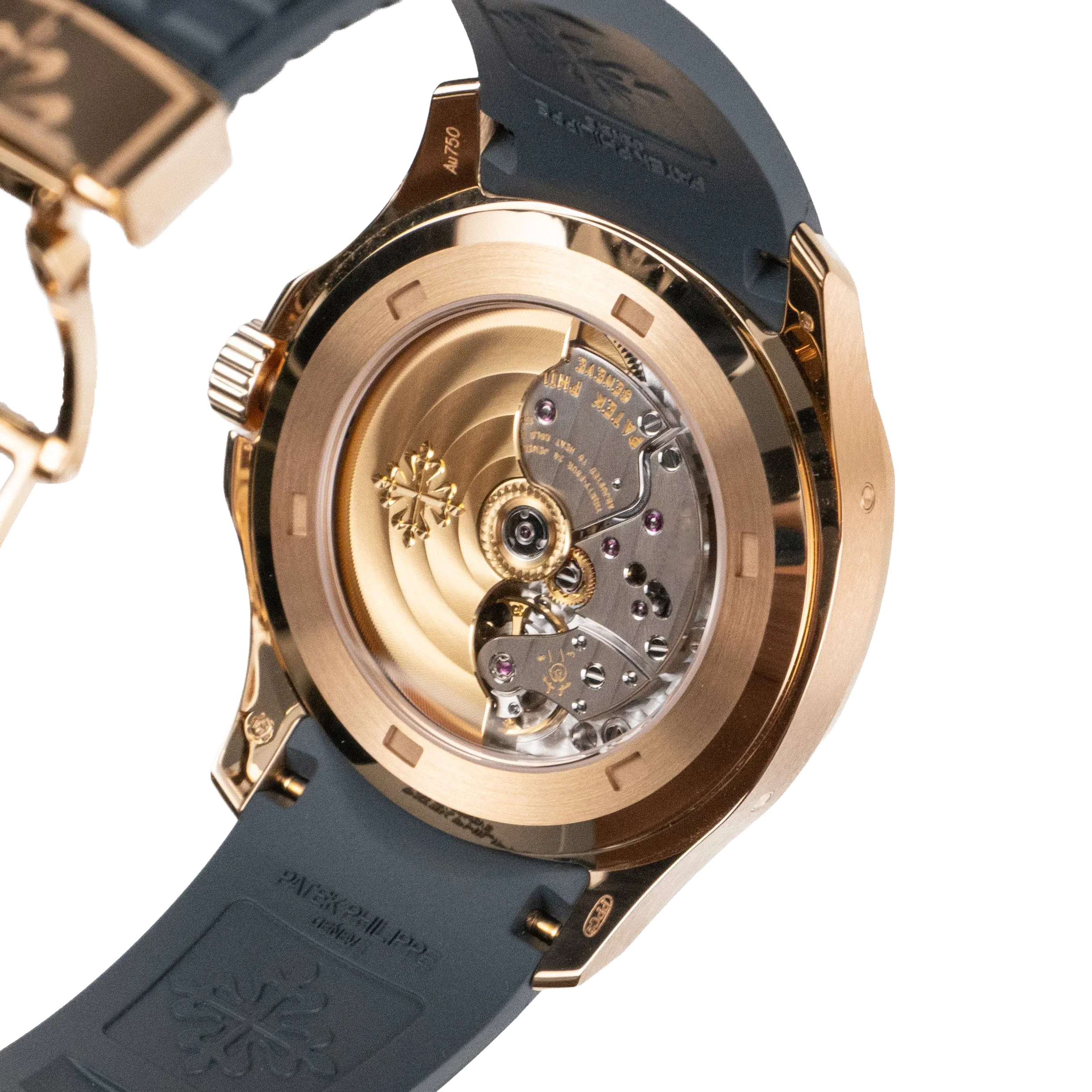 Aquanaut Luce 40mm 5261R-001 Annual Calendar Moon Phases Rose Gold Blue-Gray Dial