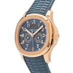 Aquanaut Luce 40mm 5261R-001 Annual Calendar Moon Phases Rose Gold Blue-Gray Dial