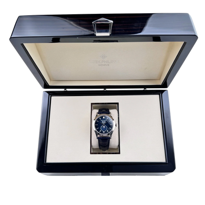 Complications 39mm 5396G-017 Annual Calendar Moon Phases White Gold Blue Dial
