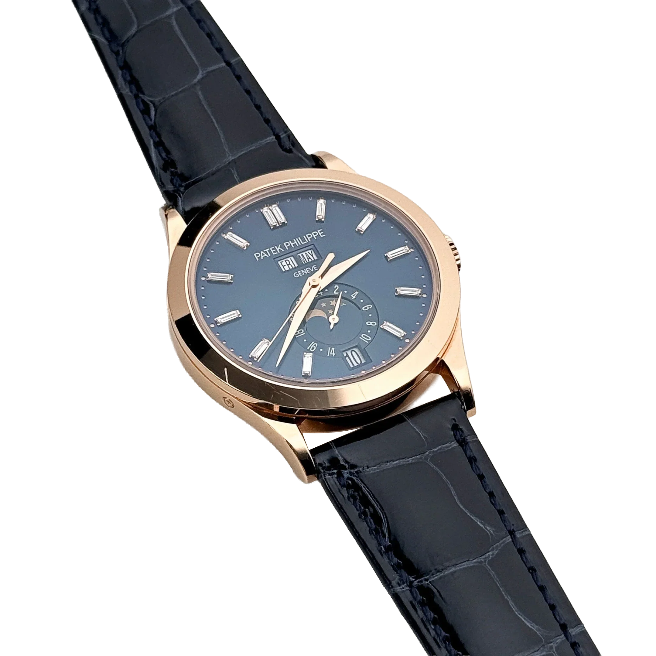 Complications 39mm 5396R-015 Annual Calendar Rose Gold Blue Dial