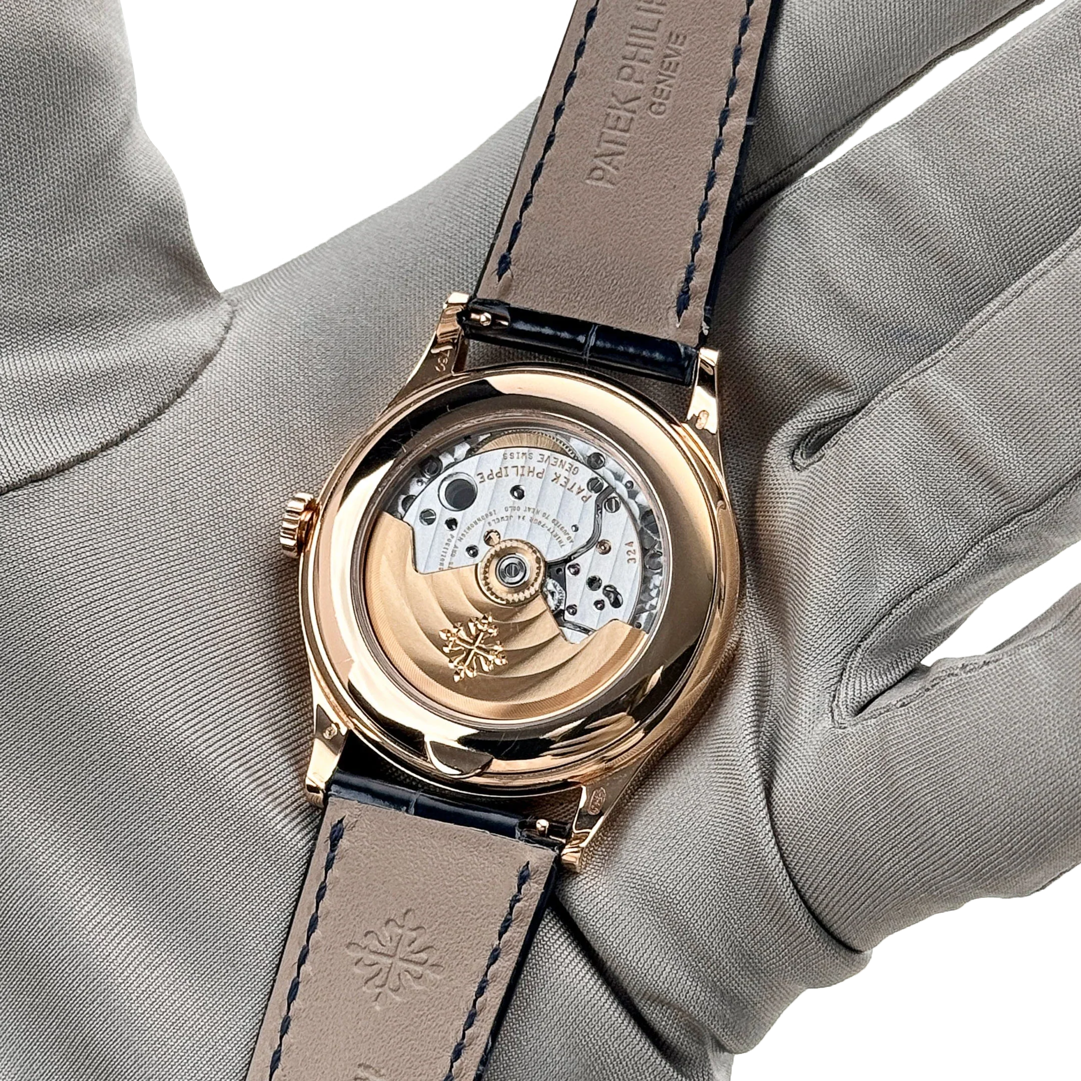 Complications 39mm 5396R-015 Annual Calendar Rose Gold Blue Dial