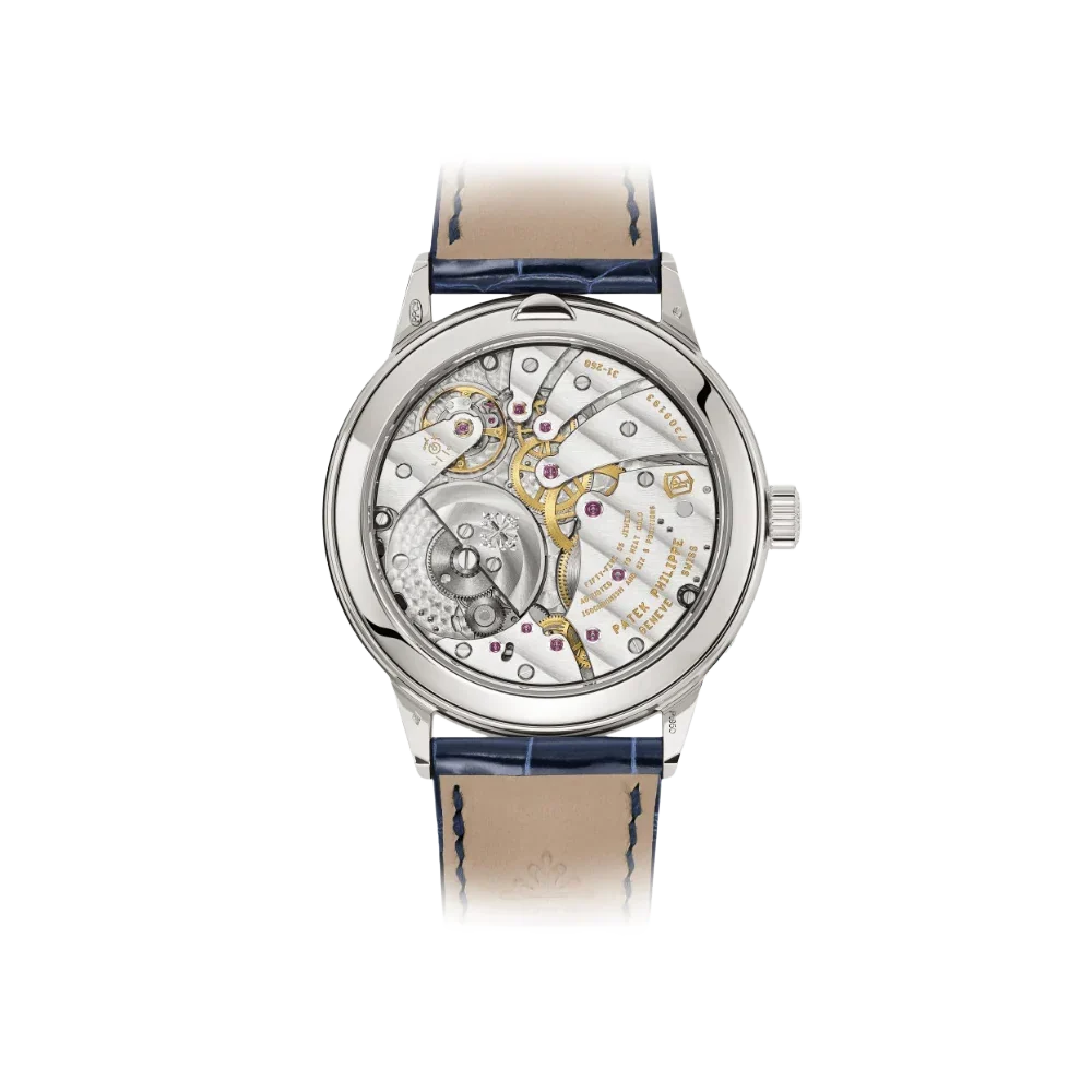 Grand Complications 42mm 5236P-001 In-Line Perpetual Calendar Platinum Blue Dial