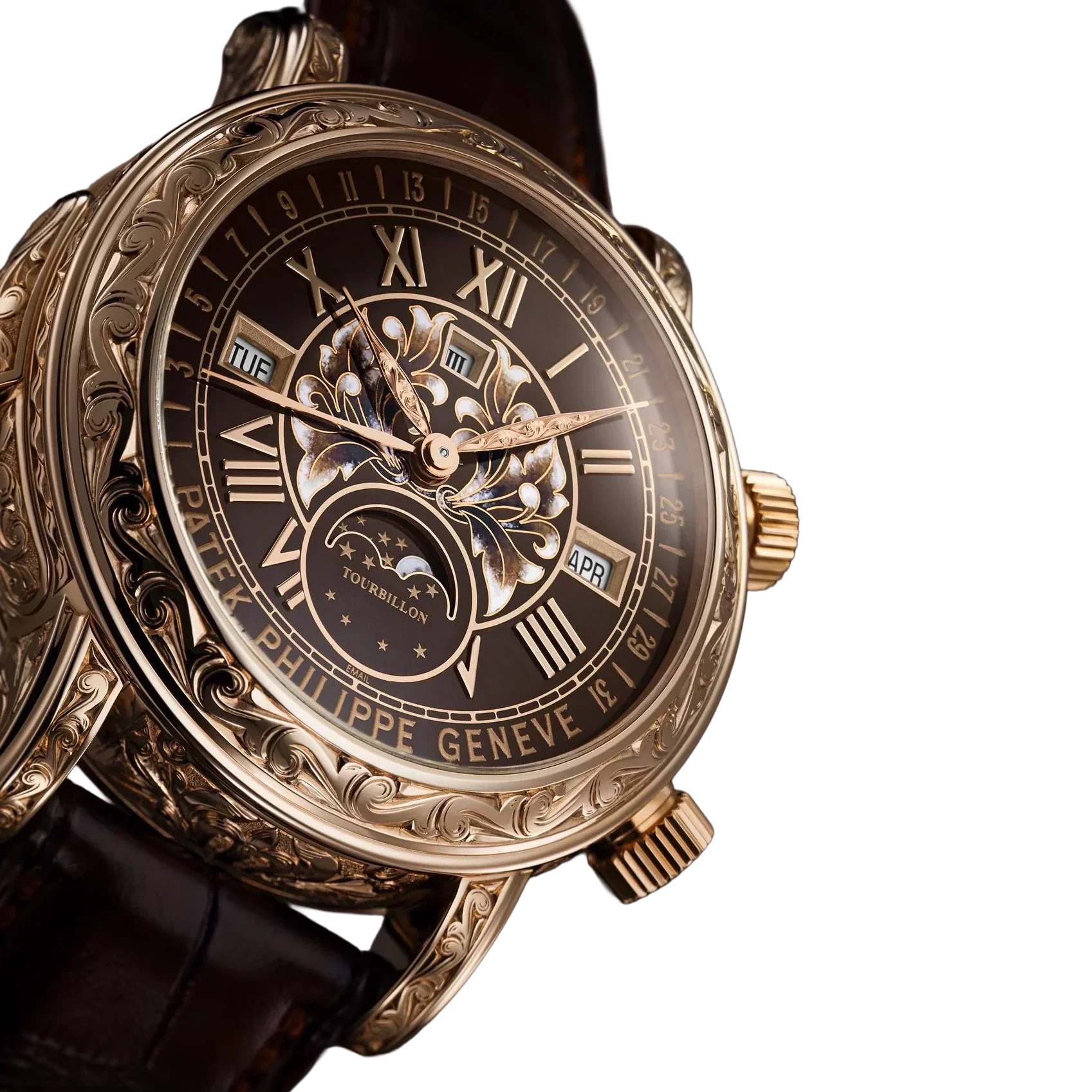 Grand Complications 44mm 6002R-001 Skymoon Tourbillon Rose Gold
