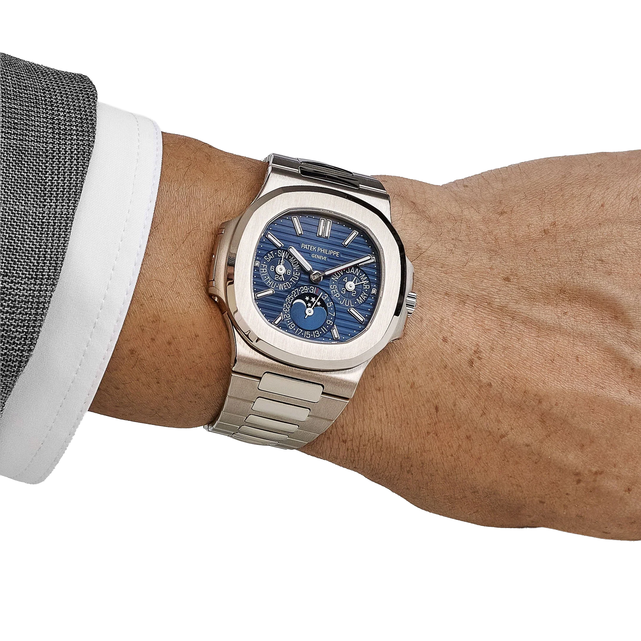 Nautilus 40mm 5740/1G-001 Perpetual Calendar Moon Phases