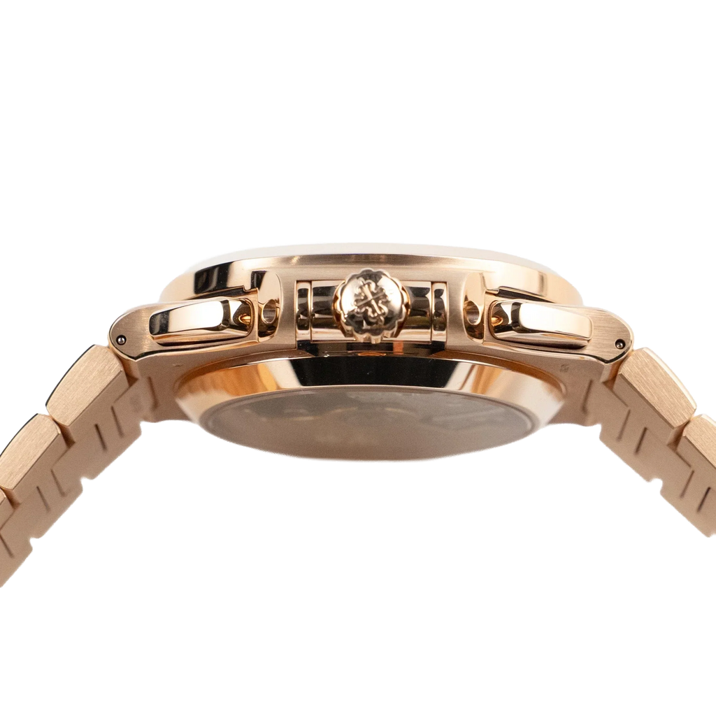 Nautilus 40mm 5980/1R-001 Chronograph Date Rose Gold Black Dial