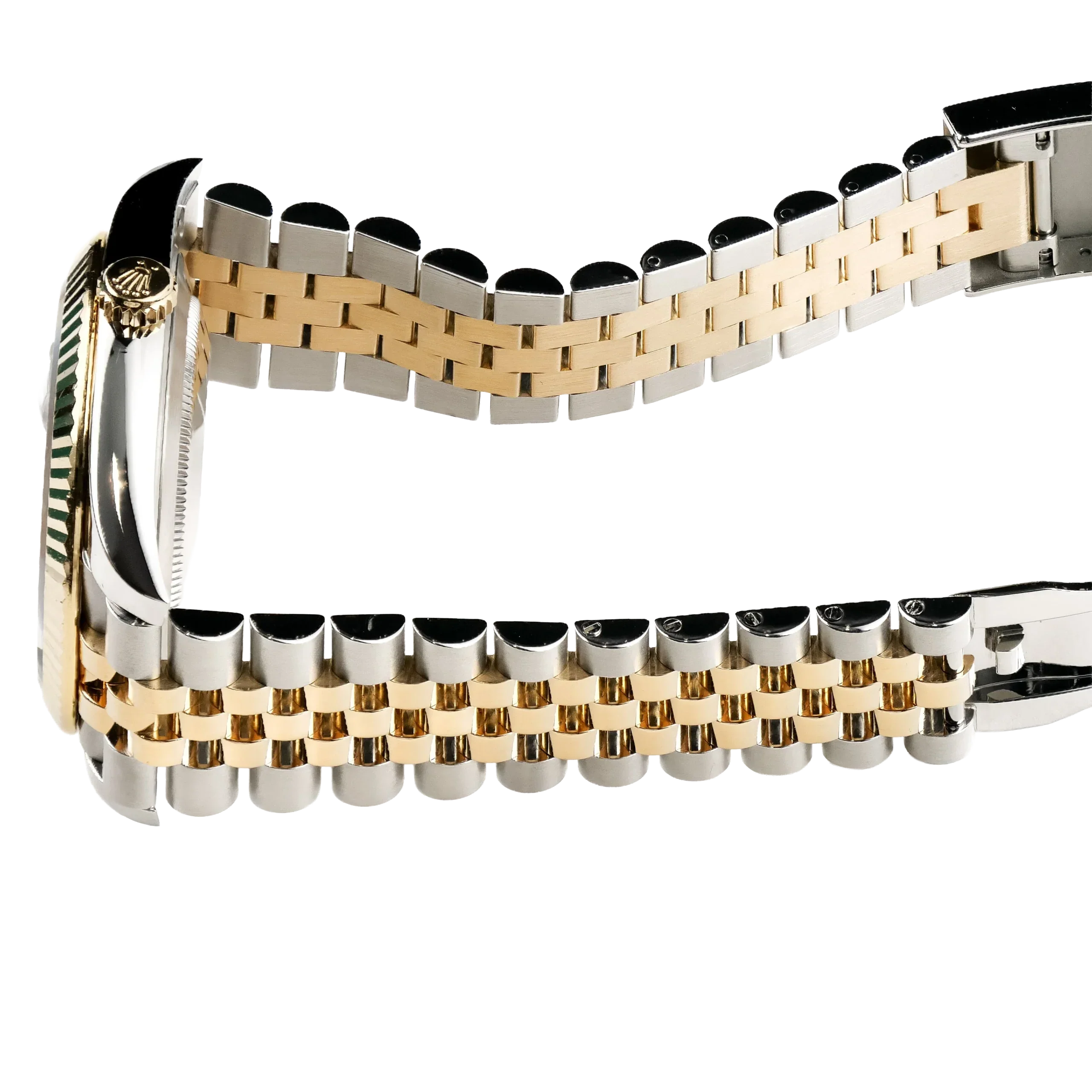 Datejust 41mm Stainless Steel Yellow Gold Black Diamond Dial Jubilee 126333-006