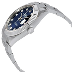 Datejust 41mm Oystersteel and white gold, blue and diamond-set dial 126334-0015
