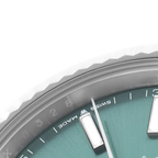 Datejust 41mm Steel White Gold Mint Green Dial Mens Watch 126334-0028