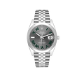Datejust 41mm Wimbledon Dial Steel Mens Watch 126300