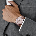 Day-Date 40 228345RBR Rose Gold Diamond Dial Diamond Bezel New 228345rbr-0002
