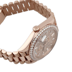 Day-Date 40 228345RBR Rose Gold Diamond Dial Diamond Bezel New 228345rbr-0002