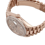 Day-Date 40 228345RBR Rose Gold Diamond Dial Diamond Bezel New 228345rbr-0002