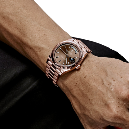 Day-Date 40mm Rose Gold Chocolate Dial m228235-0053
