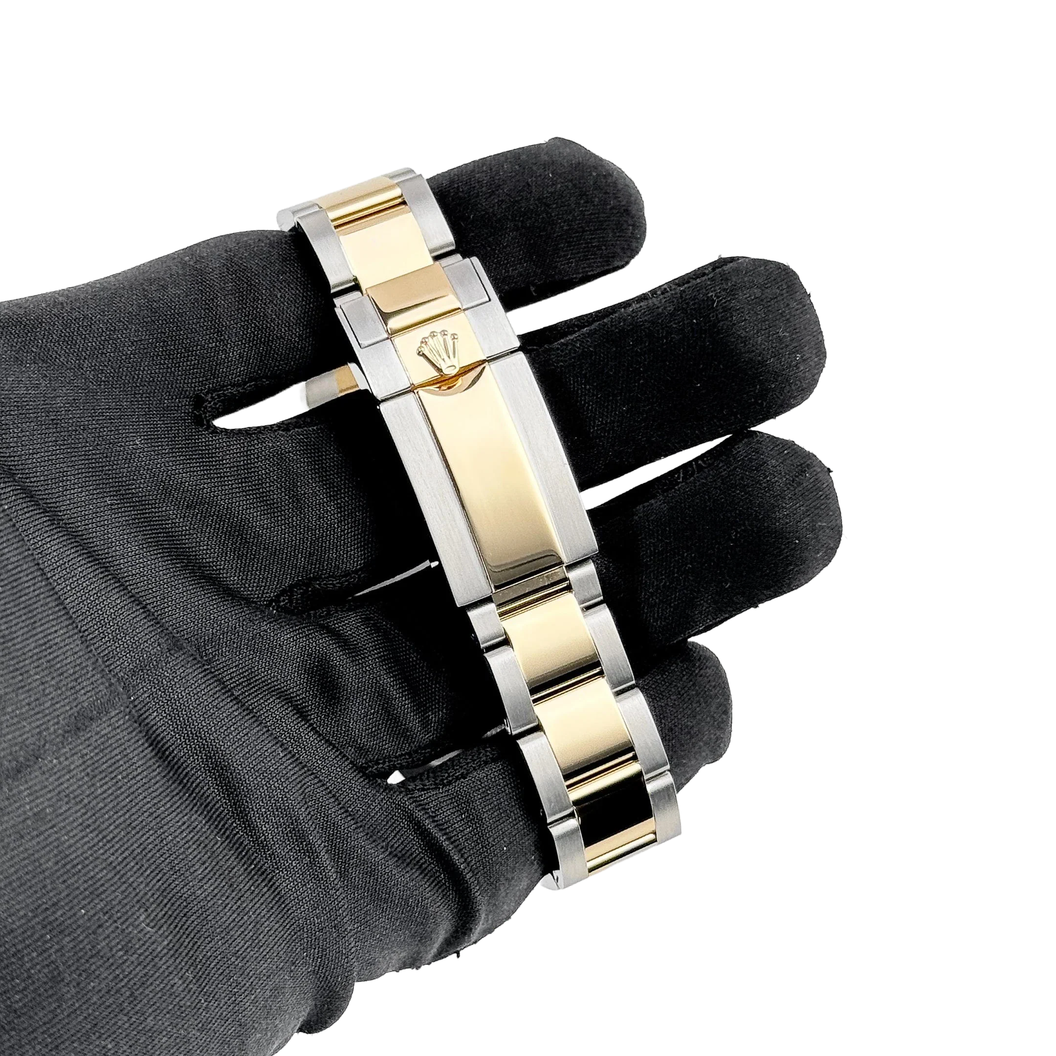 Daytona 40mm Yellow Gold Stainless Steel Black Dial 116503