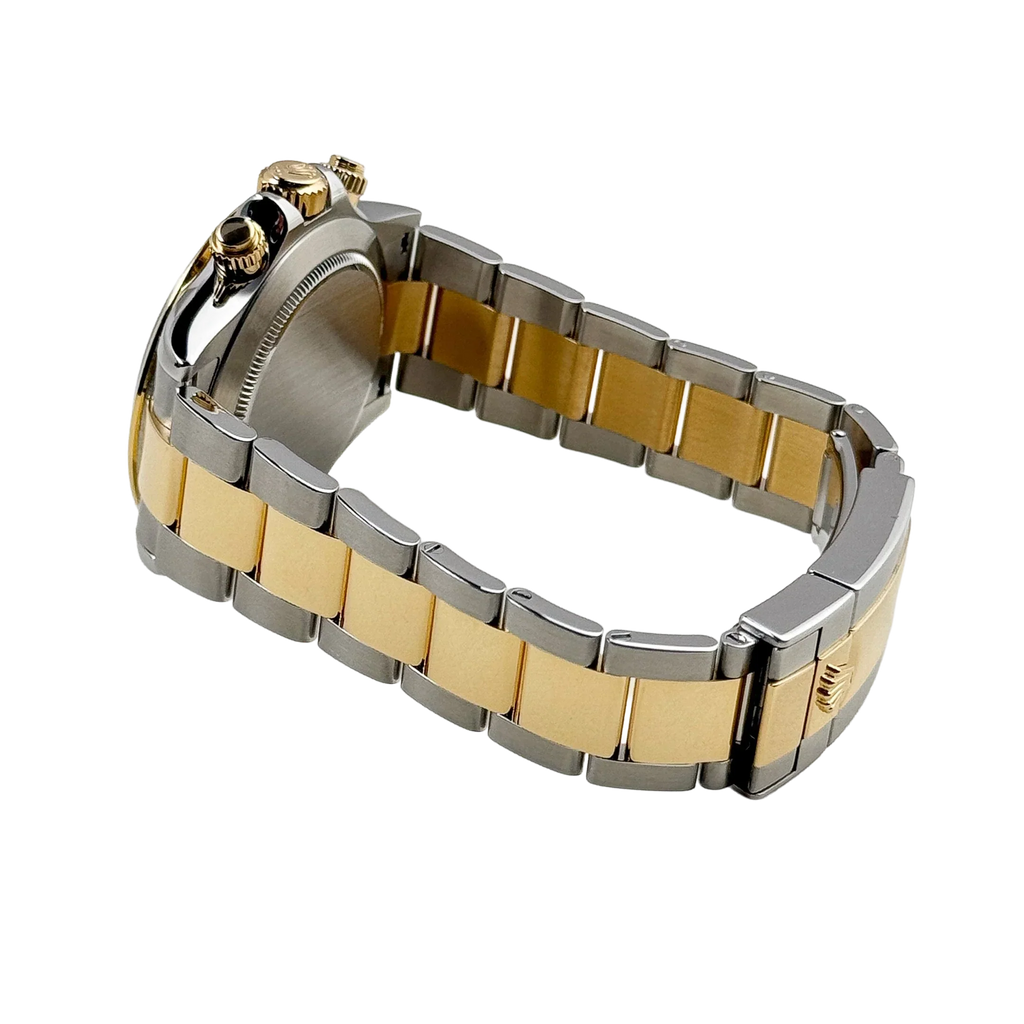 Daytona 40mm Yellow Gold Stainless Steel Black Dial 116503