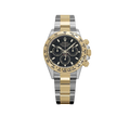 Daytona 40mm Yellow Gold Stainless Steel Black Dial 116503