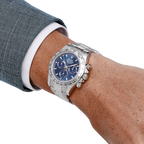 Daytona Blue Dial 40mmWhite Gold Chronograph Mens Watch 126509