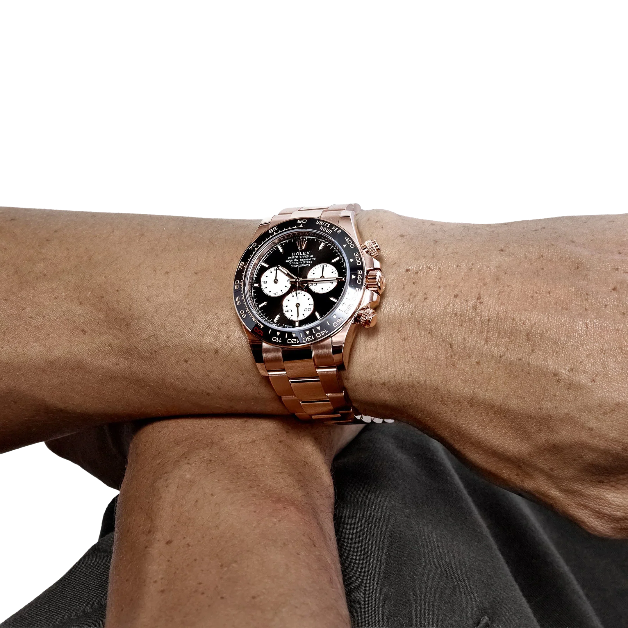 Daytona 40mm Le Mans Rose Gold Bright Black Dial (2025) 126525LN