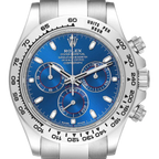 Daytona Blue Dial 40mmWhite Gold Chronograph Mens Watch 116509