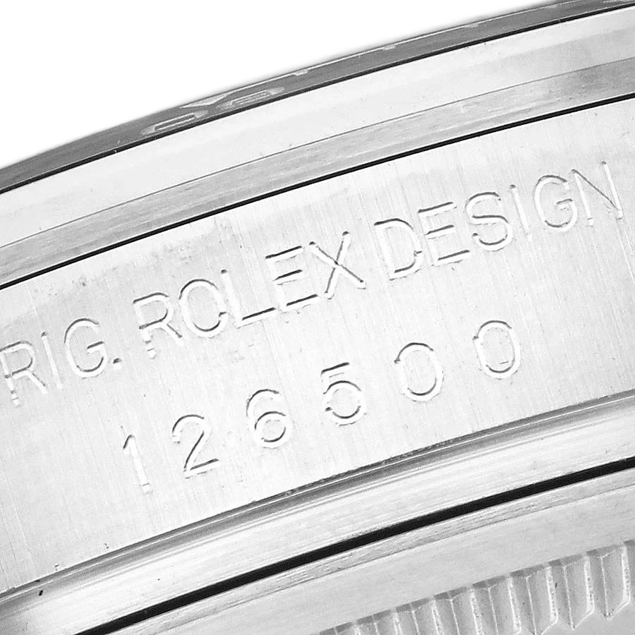 Daytona 40mm Stainless Steel White Panda Dial 126500