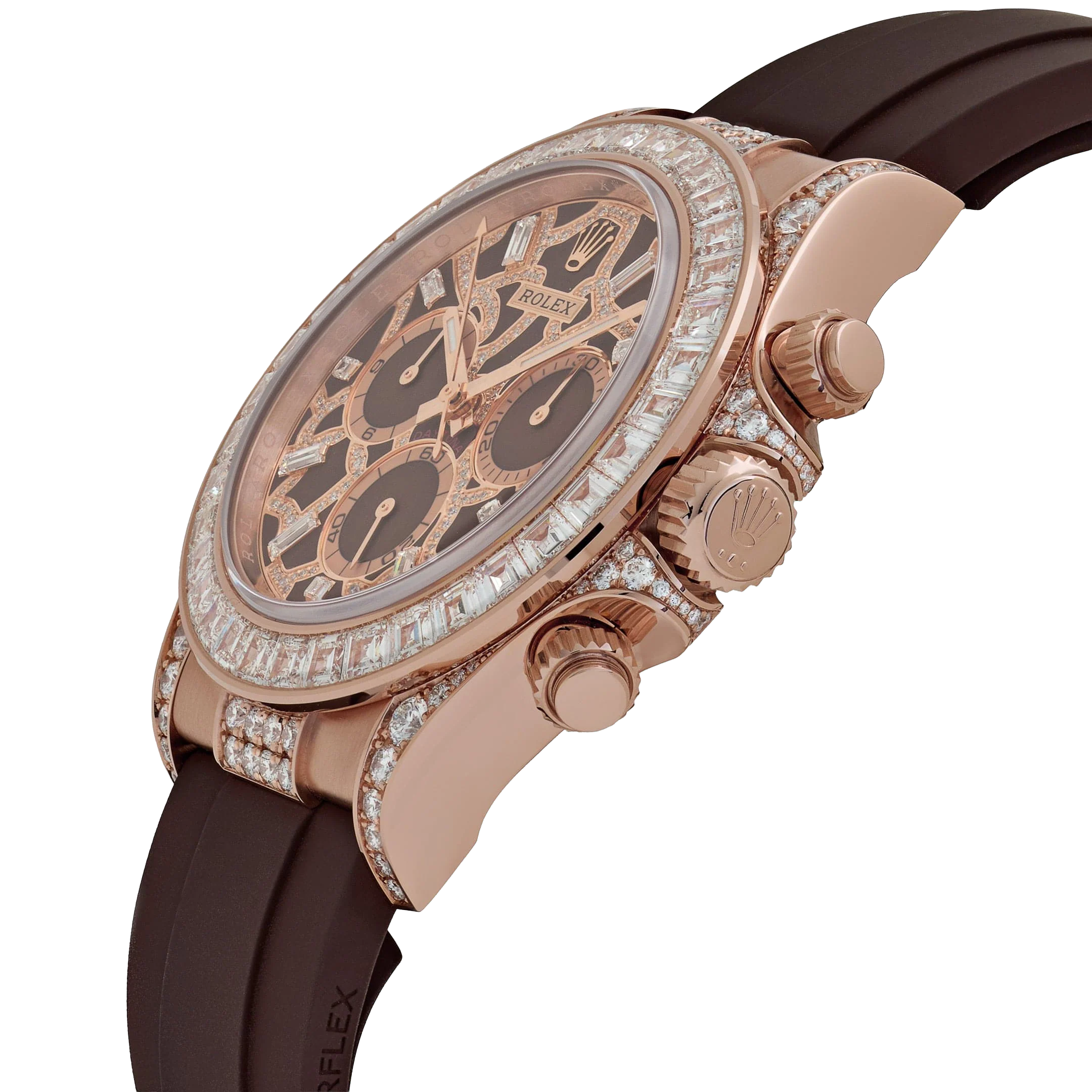Daytona 40 mm Giraffe Rose Gold Diamond Dial 126555TBR