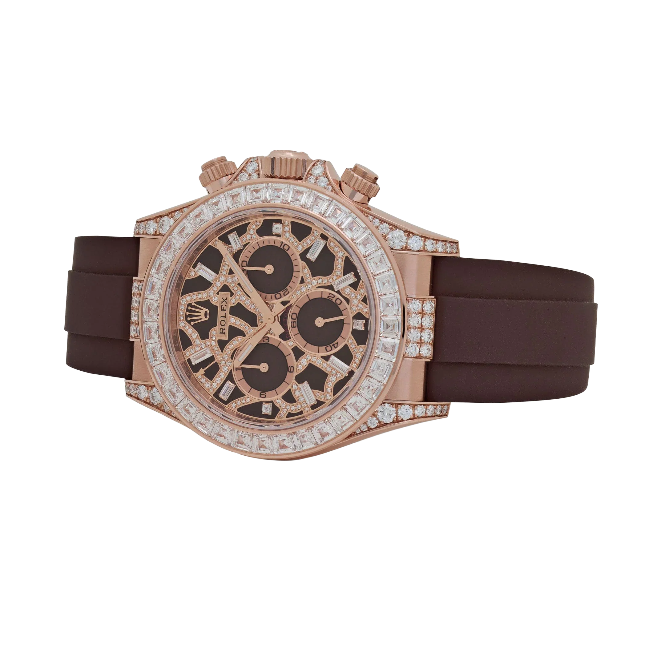 Daytona 40 mm Giraffe Rose Gold Diamond Dial 126555TBR