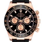 Daytona 40mm Rose Gold Oysterflex Mens Watch 116515LN