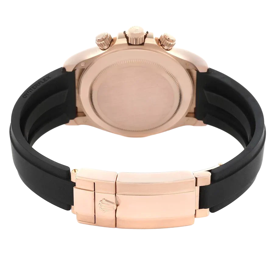 Daytona 40mm Rose Gold Oysterflex Mens Watch 116515LN
