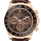 Daytona 40mm Rose Gold Chocolate Dial Mens Watch 116515