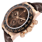 Daytona 40mm Rose Gold Chocolate Dial Mens Watch 116515