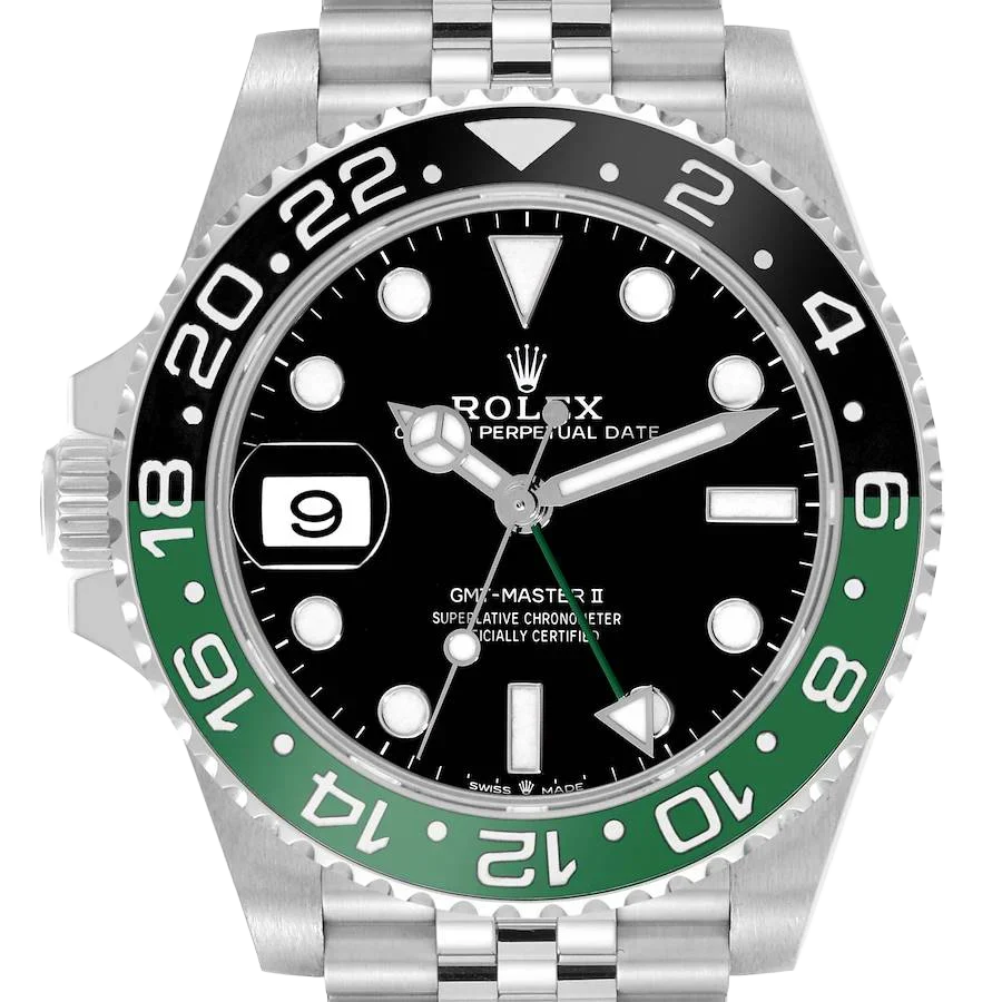 GMT Master II Sprite Bezel Steel Mens Watch 126720