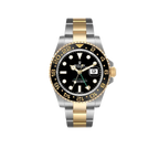 GMT Master II 40mm Steel Yellow Gold Mens Watch 116713