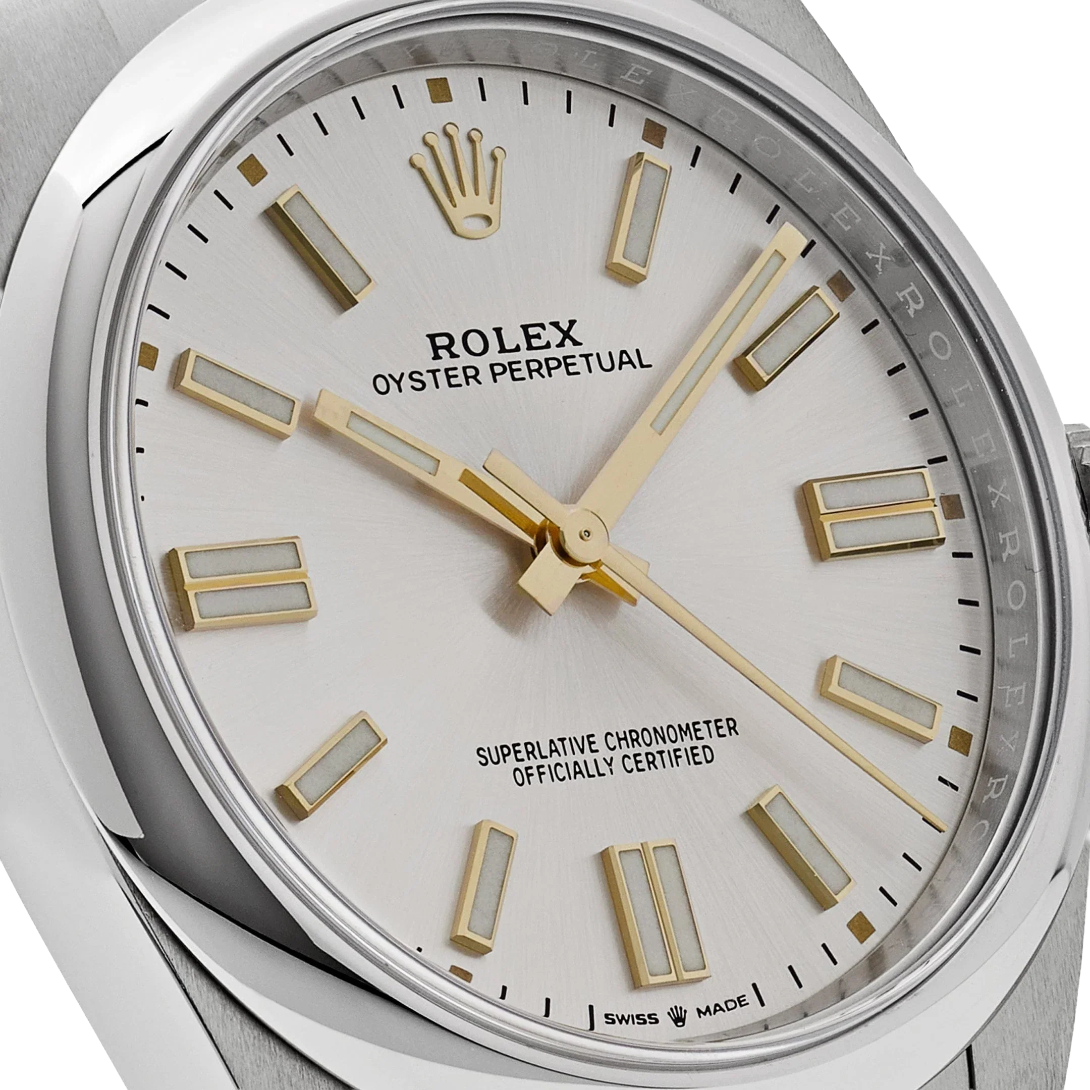 Oyster Perpetual 41mm Stainless Steel Silver Dial Men Watch 134300-0001 New 2025