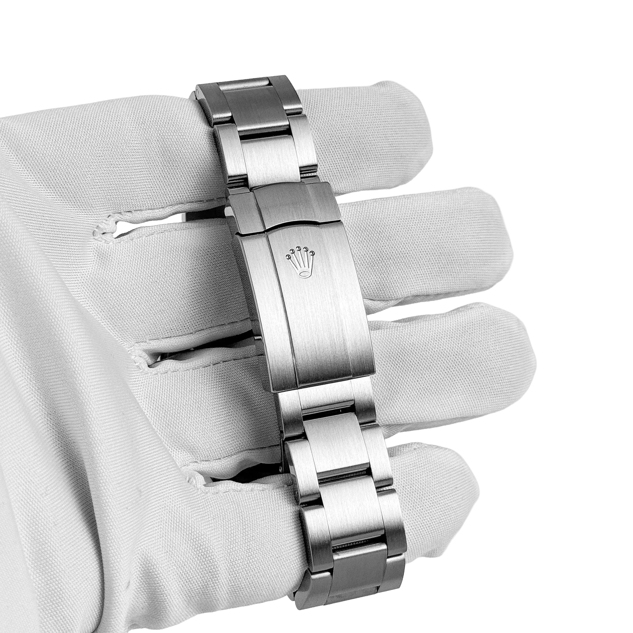Oyster Perpetual 41mm Stainless Steel Coral Red Dial 124300 - 0007