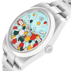 Oyster Perpetual 41mm Celebration Dial Steel Mens Watch 124300