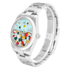 Oyster Perpetual 41mm Celebration Dial Steel Mens Watch 124300