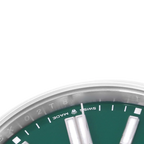 Oyster Perpetual 41mm Green Dial Steel Mens Watch 124300