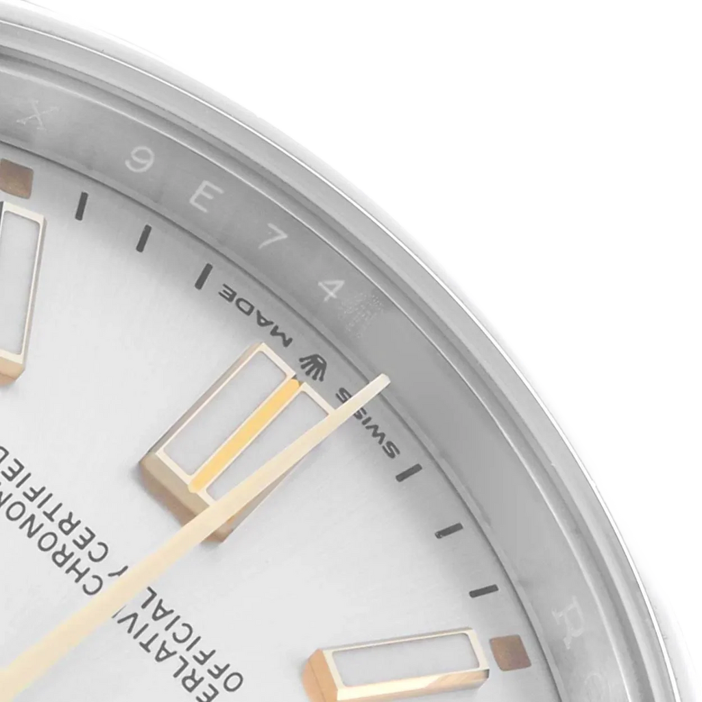 Oyster Perpetual 41mm Steel Silver Dial Mens Watch 124300