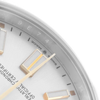 Oyster Perpetual 41mm Steel Silver Dial Mens Watch 124300