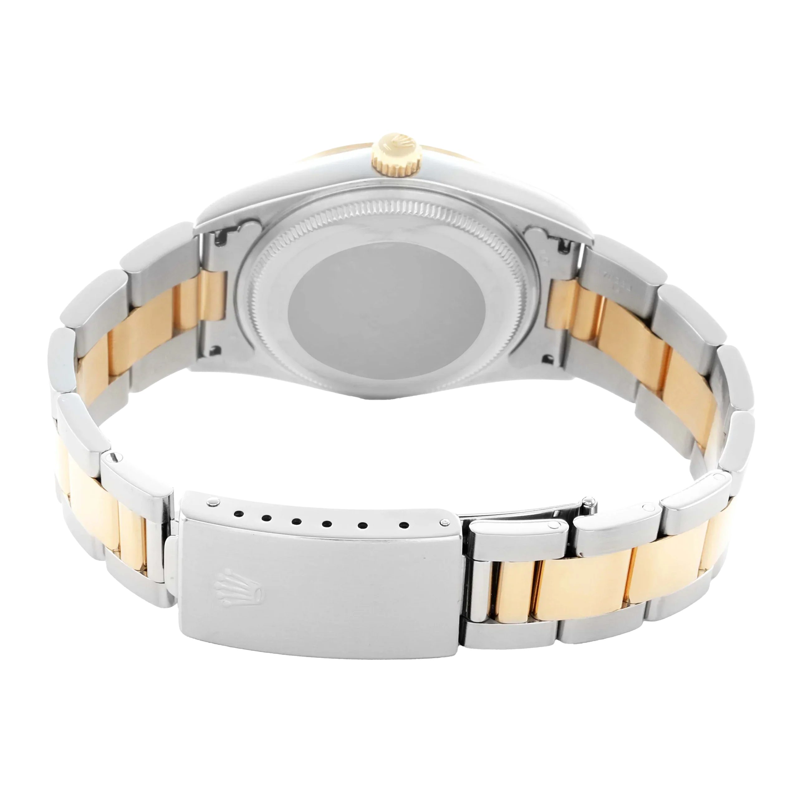 Oyster Perpetual 34mm Steel Yellow Gold Slate Dial Mens Watch 14203