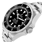 Seadweller Deepsea Black Dial Steel Mens Watch 136660
