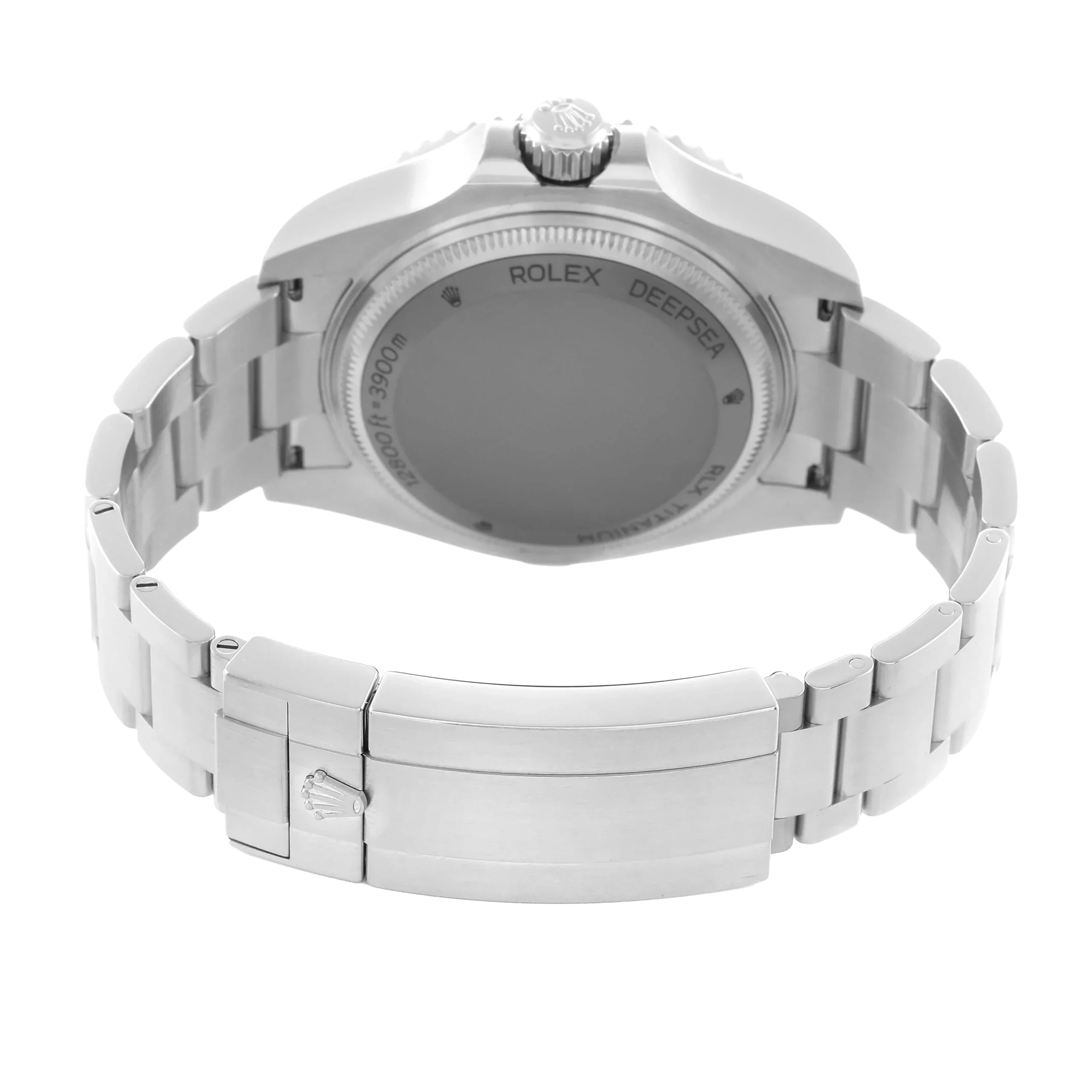 Seadweller Deepsea Black Dial Steel Mens Watch 136660